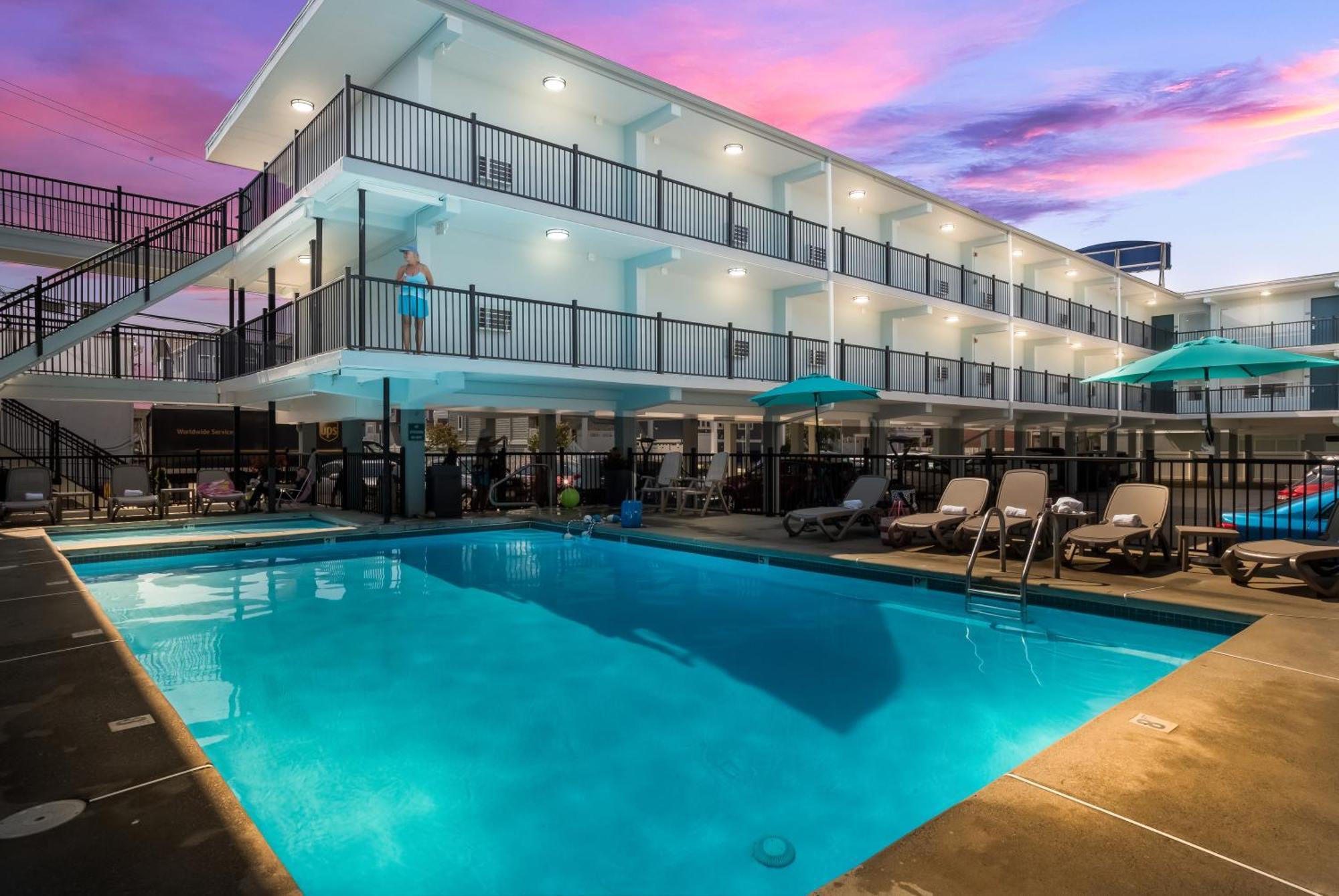 Hotel Cabana Oceanfront/Boardwalk North Wildwood Eksteriør bilde